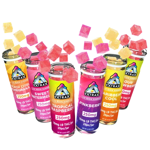Delta Extrax Live Resin Delta 9 Gummies 250mg