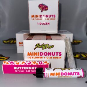 Buy Party Boyz Mini Donuts 1g Rosin Pre-rolls Online Florida