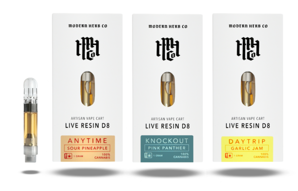 Buy Modern Herb Co. Live Resin Delta 8 Vape Cartridge Online USA