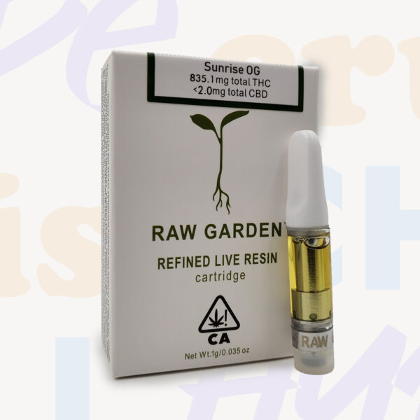 Buy Raw Garden's Refined Live Resin vape cartridges Online Florida
